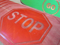 Stop n Go Deck and Grip Tape Thumb